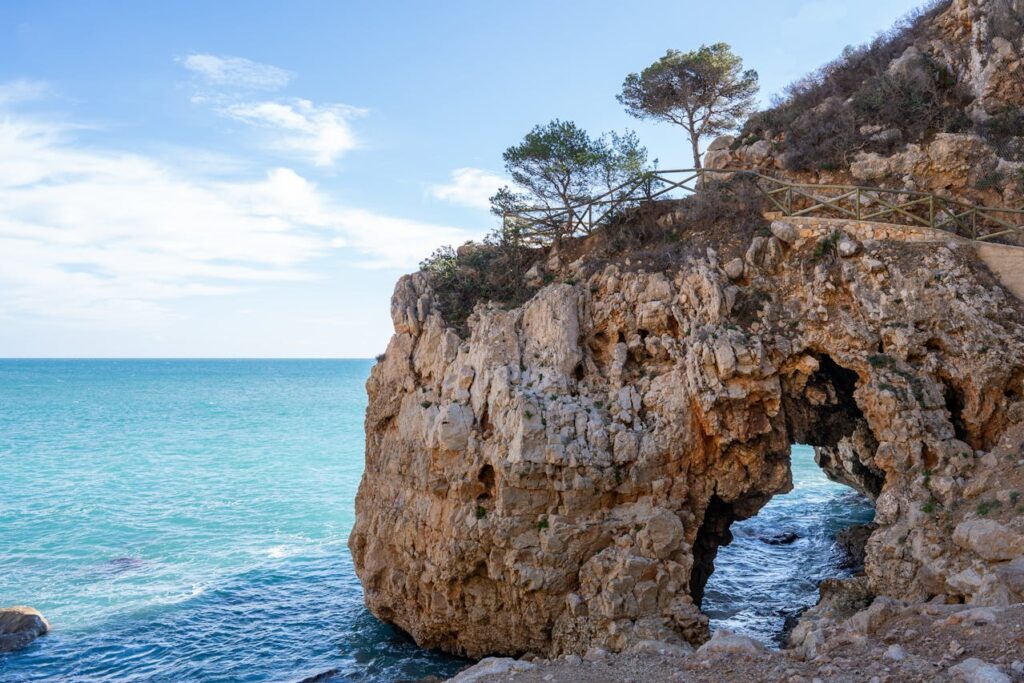 Cala del Moraig is a wild, beautiful cove with excellent snorkeling conditions